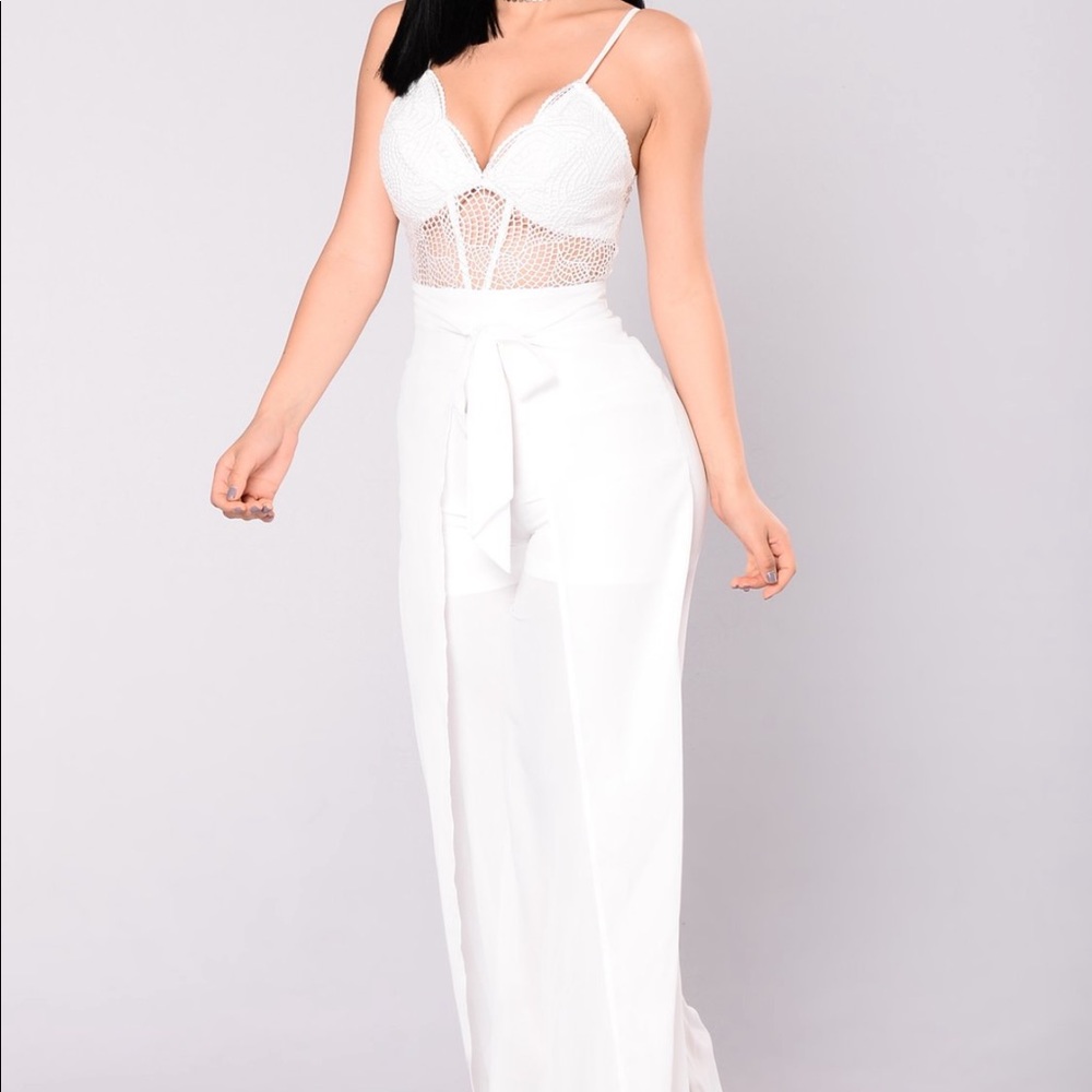 White jumpsuit